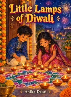 Little Lamps of Diwali by Anika Desai – book cover