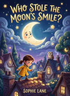 Who Stole the Moon’s Smile? by Sophie Lane – book cover