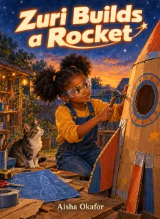 Zuri Builds a Rocket by Aisha Okafor – book cover